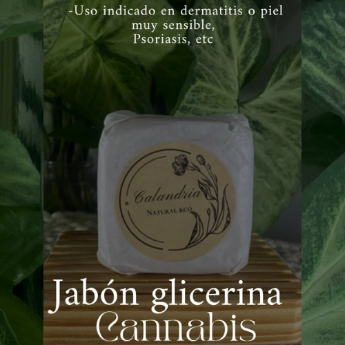 Jabón de glicerina con CBD